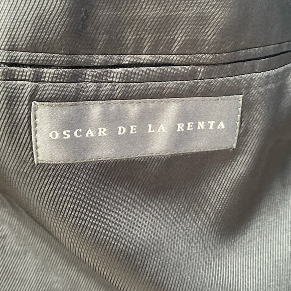 Oscar De La Renta Blazer wool & cashmere blend blazer 46 Regular - Picture 9 of 13